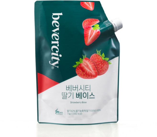 베버시티 딸기 베이스 1000g, 1kg, 1개