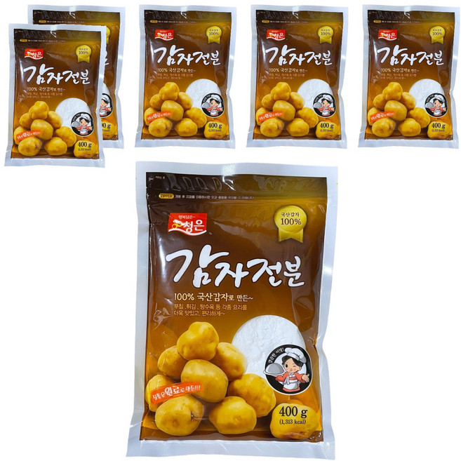 청은 감자전분, 400g, 6개