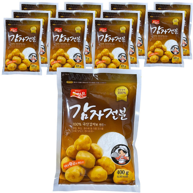 청은에프엔비 감자전분, 400g, 12개