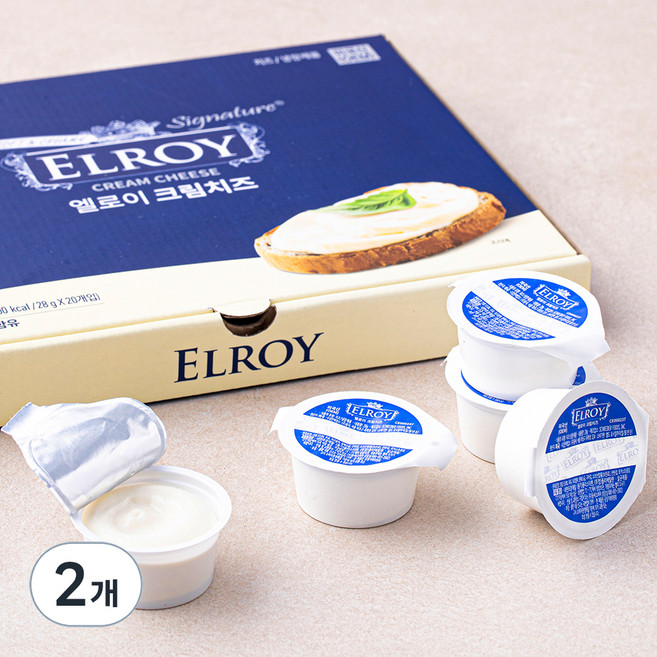 엘로이 크림치즈, 28g, 20개입, 2개