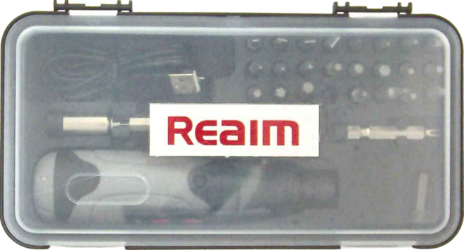 REaim 萊姆 充電鋰電起子機 3.6V 26件組, 1入