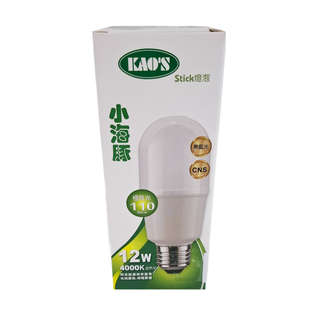 KAO'S 高氏 小海豚燈泡, 自然光, 1個