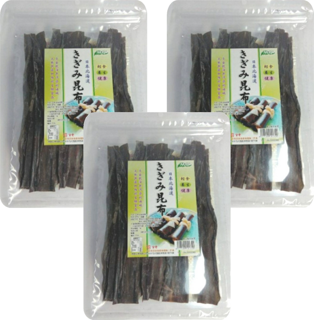 茂格生機 日本北海道昆布, 50g, 3包