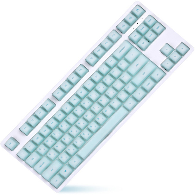 몬스타기어 프리미엄 113키 키캡, 젤리푸딩, 민트