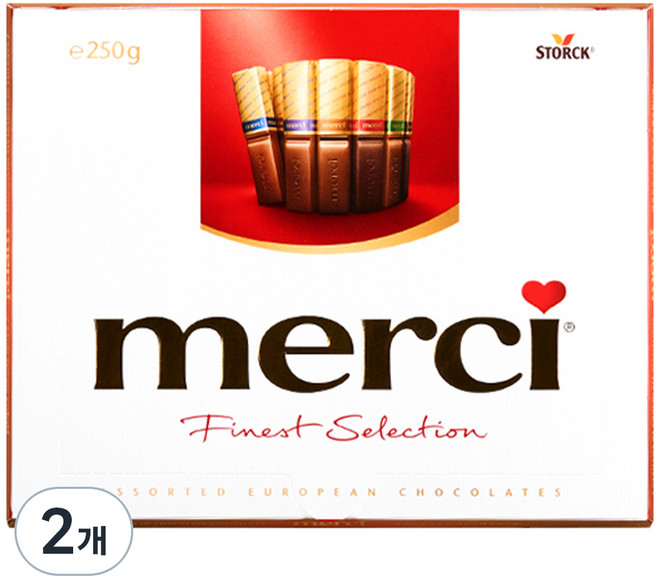 스톡 메르시 파이니스트 셀렉션 레드, 250g, 2개