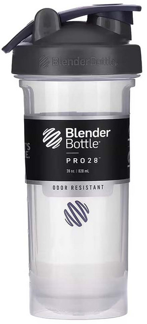 Blender Bottle Pro28 Tritan 搖搖杯 杯口內徑8.7cm 高22.5cm, 鈦合灰, 820ml, 1個