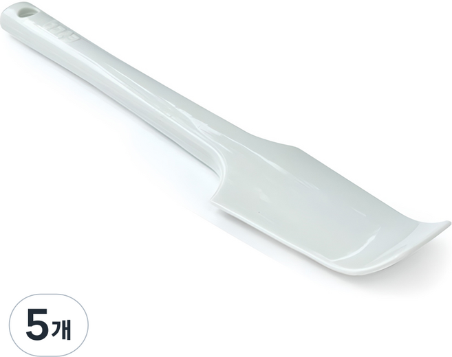 에스코ESCO 실리콘 주걱 소, 화이트, 5개
