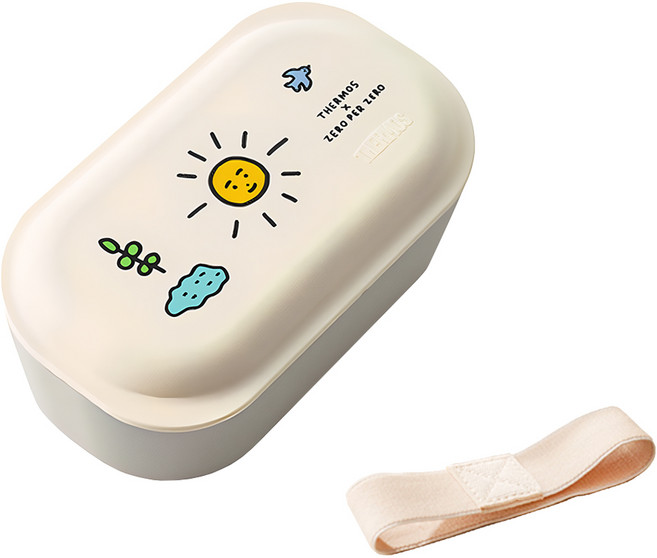 써모스 제로퍼제로 라이트밀 1단 런치박스 DJM-570KC, 써니데이SD, 1개