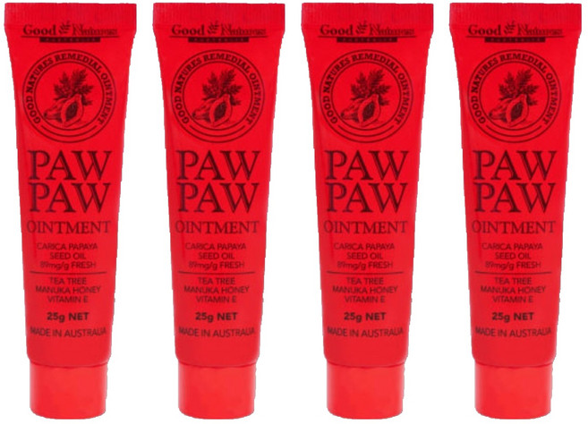 Good Natures Pawpaw木瓜籽油保濕霜, 25g, 4條
