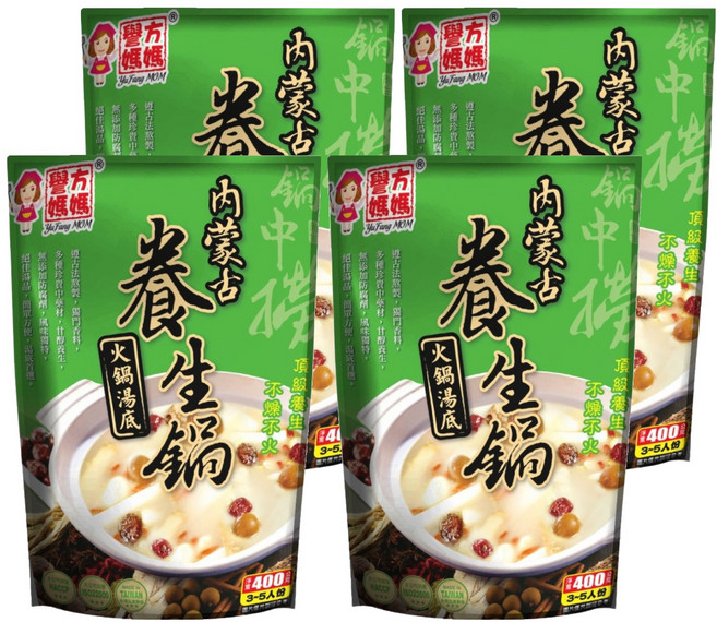譽方媽媽 內蒙古養生鍋, 400g, 4包