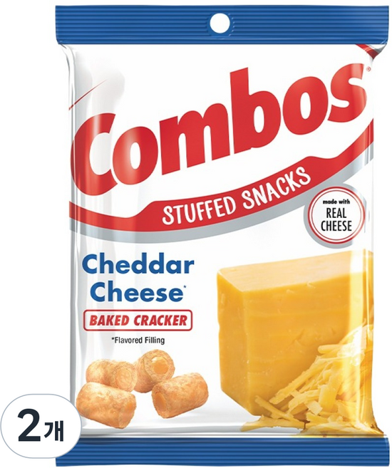 Combos 冠寶 切達起司蘇打餅乾, 178.6g, 2個
