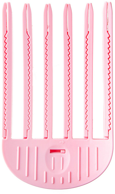 ELLEPARIS 볼륨 헤어클립, 1개, 핑크