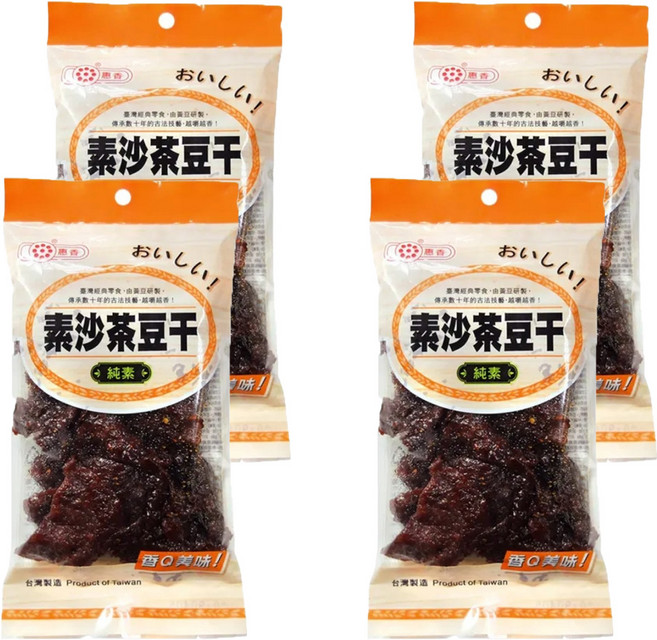 惠香 素沙茶豆干, 120g, 4包