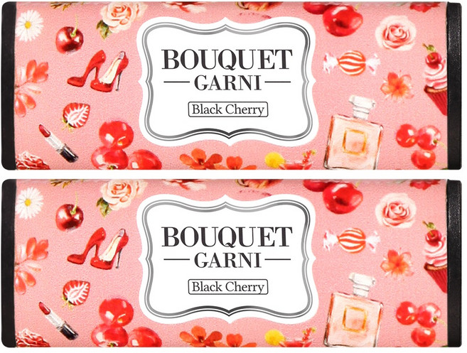 부케가르니 차량용 송풍구 방향제 7g 2p, 1개, 블랙체리