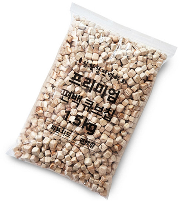 HINOKI ART 幼兒用高級扁柏方塊粒感官玩具 1.5kg, 1個, 混合顏色