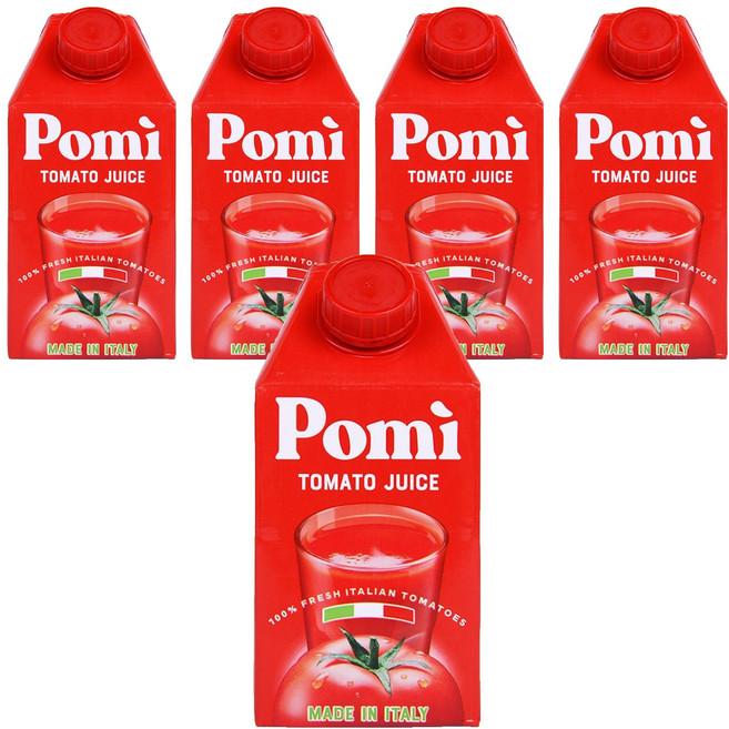 Pomi 鮮榨番茄汁, 5個, 500ml