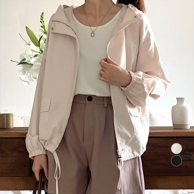 afinar 女款 Oversize 連帽防風外套