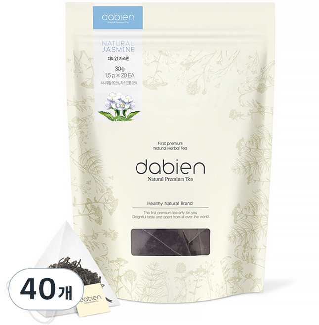 다비앙 자스민차, 1.5g, 20개입, 2개