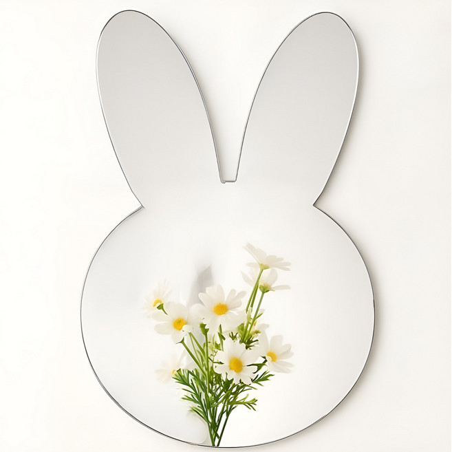 비타벨로 벽에 붙이는 아크릴 거울 안전거울, 토끼