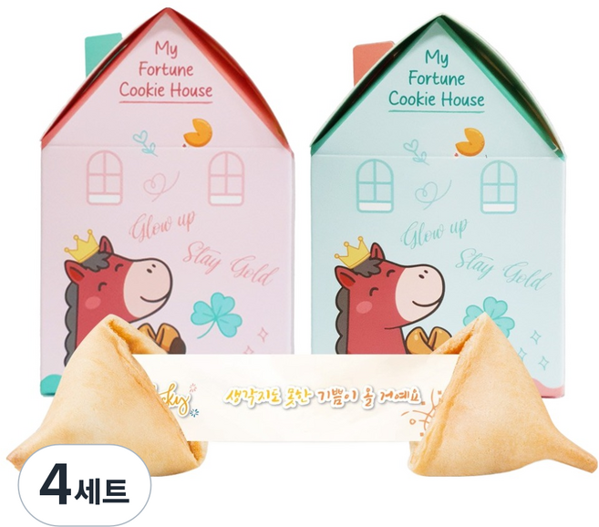 FortuneCookie 마이포춘쿠키하우스 10 5g x 2종 세트, 4세트