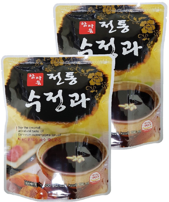 파낙스 참다음 전통수정과, 790ml, 2개