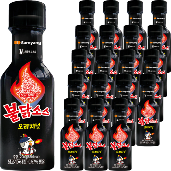 불닭 소스 오리지널, 200g, 20개