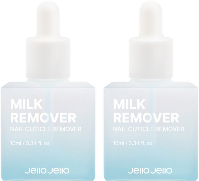 젤로젤로 밀크 큐티클 리무버, 10ml, 2개
