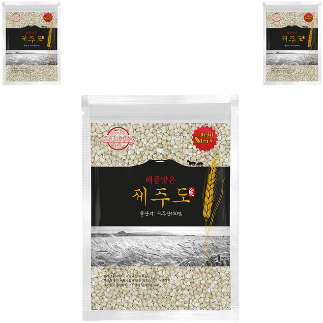 진생영농조합법인 국산 제주도 메밀쌀, 500g, 3개