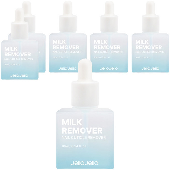 젤로젤로 밀크 큐티클 리무버, 10ml, 6개