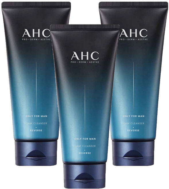 AHC 온리포맨 폼 클렌저, 140ml, 3개