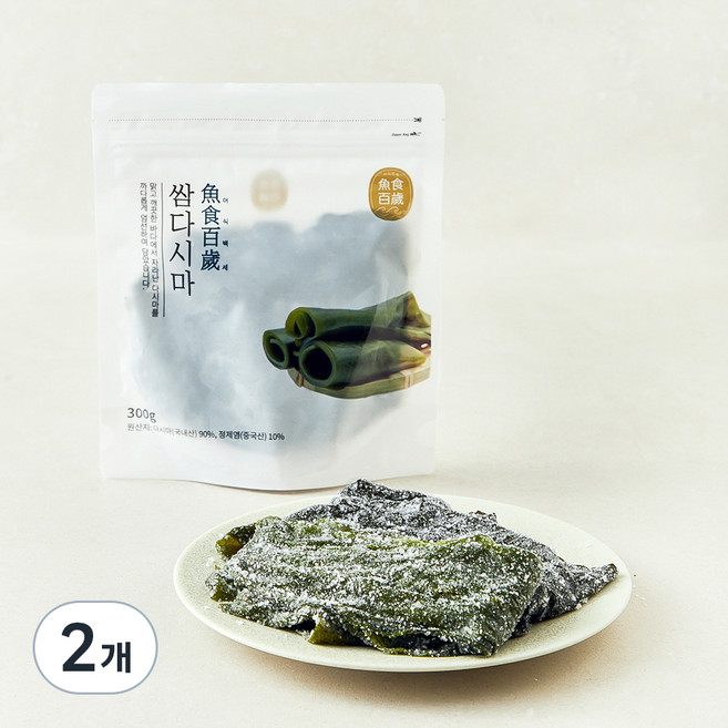 어식백세 쌈다시마, 2개, 300g
