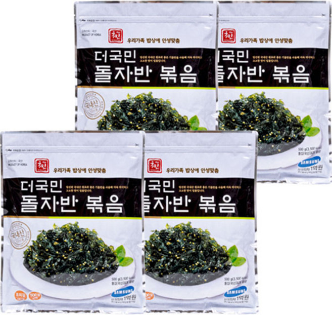 더국민 돌자반 볶음, 500g, 4개
