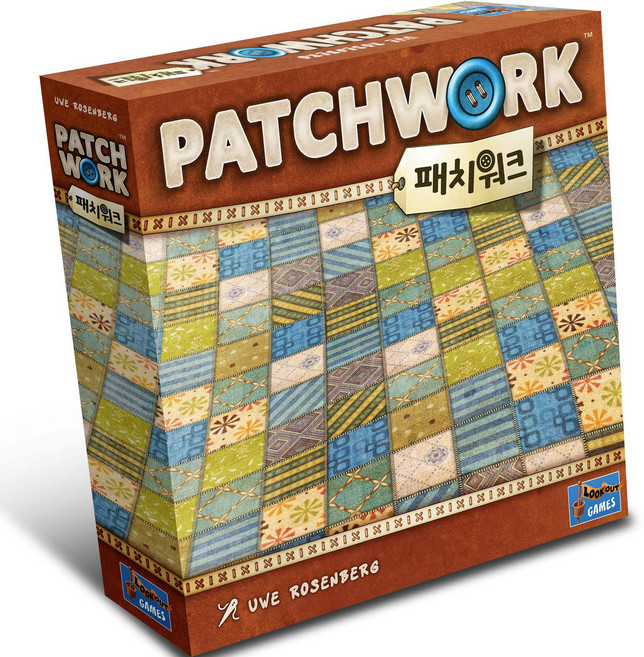 룩아웃게임즈 패치워크 보드게임, 브라운, 1개