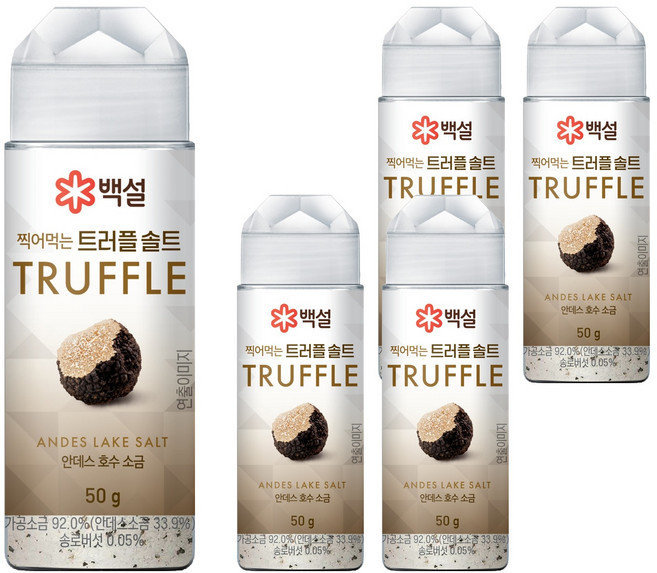 백설 찍어먹는 트러플솔트, 50g, 5개