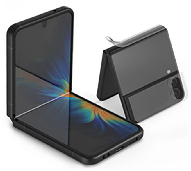 요거 풀커버 TPU 내부 외부 전면 + 후면 + 힌지 휴대폰 액정보호필름, 1세트