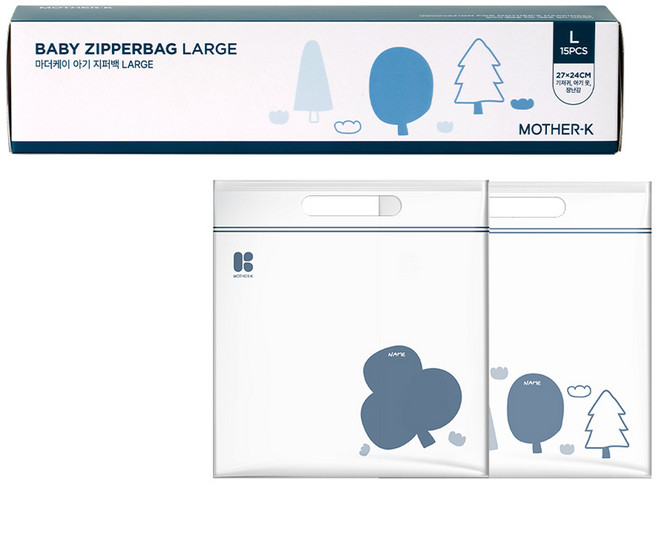 마더케이 아기 지퍼백 15p, 1개