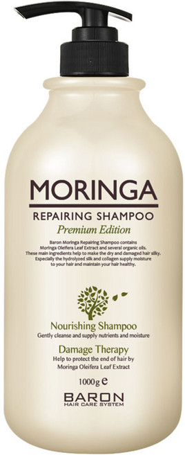 바론 모링가 리페어링 샴푸, 1000g, 1개