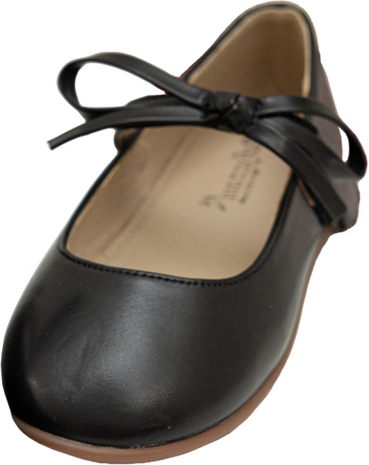 베이비잼 여아용 클래식리본포인플랫슈즈