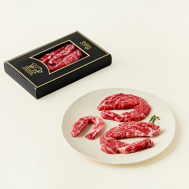 한우맘 한우 새우살 1++(7)등급 구이용 (냉장), 200g, 1개