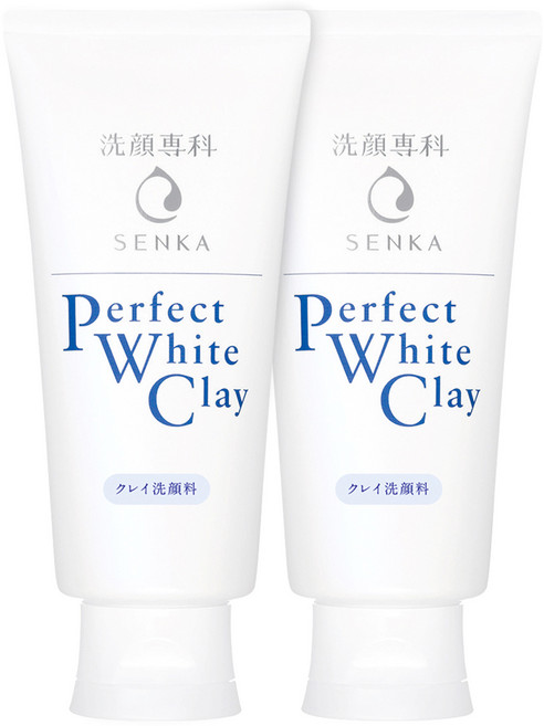 센카 퍼펙트 화이트 클레이 클렌징폼, 120g, 2개
