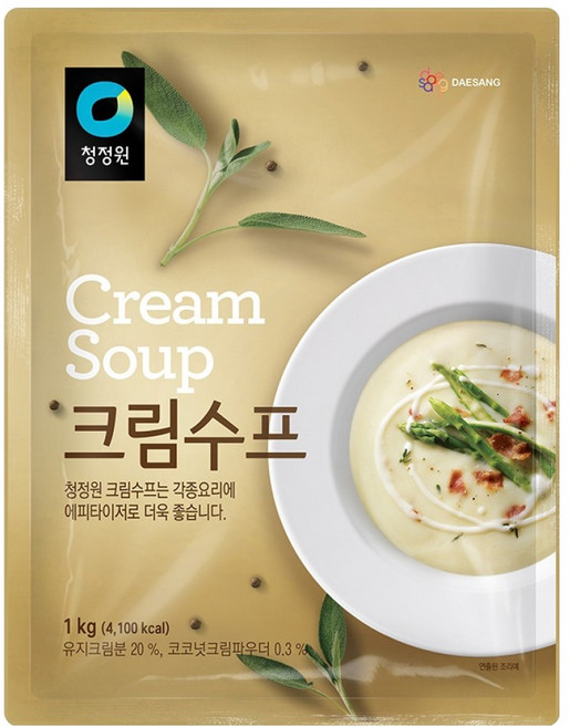 청정원 크림수프, 1kg, 1개