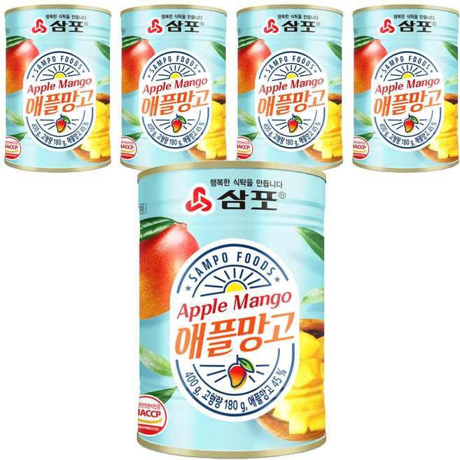 삼포 애플망고, 5개, 400g