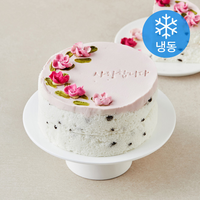 앙금플라워 쌀케이크 사랑합니다, 590g, 1개, 1개입
