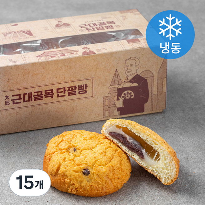 근대골목단팥빵 콩떡콩떡 (냉동), 105g, 5개입, 3개