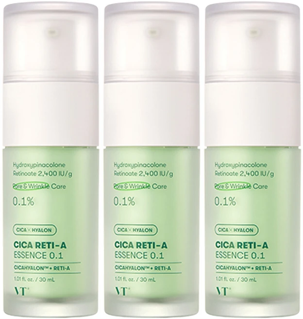 브이티코스메틱 시카 레티-에이 에센스 0.1, 30ml, 3개 - 쿠팡