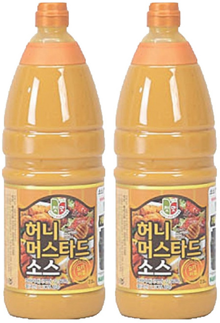 청우식품 허니머스타드, 2kg, 2개