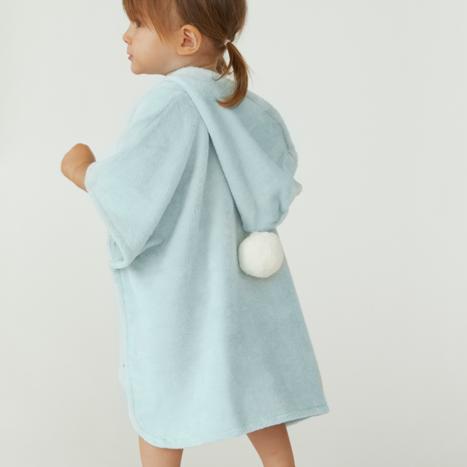 코니 이지바스 후드타올 3-5세 105cm, 민트, 1개
