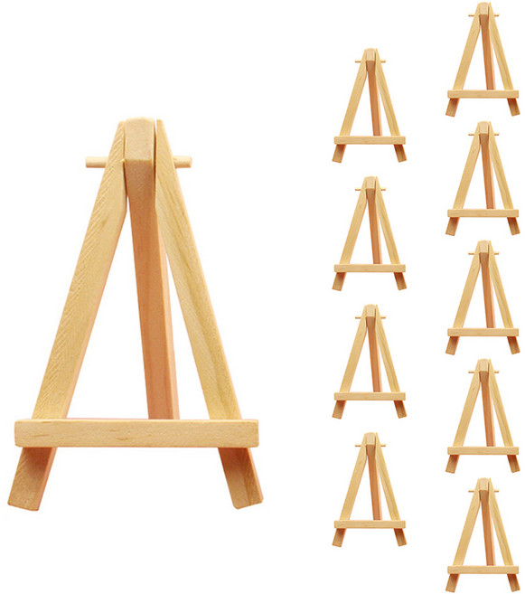 벨리안 미니 나무 이젤 사진 그림 액자 10p