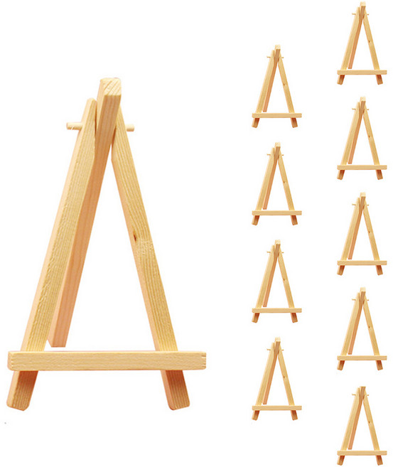 벨리안 미니 나무 이젤 사진 그림 액자 10p