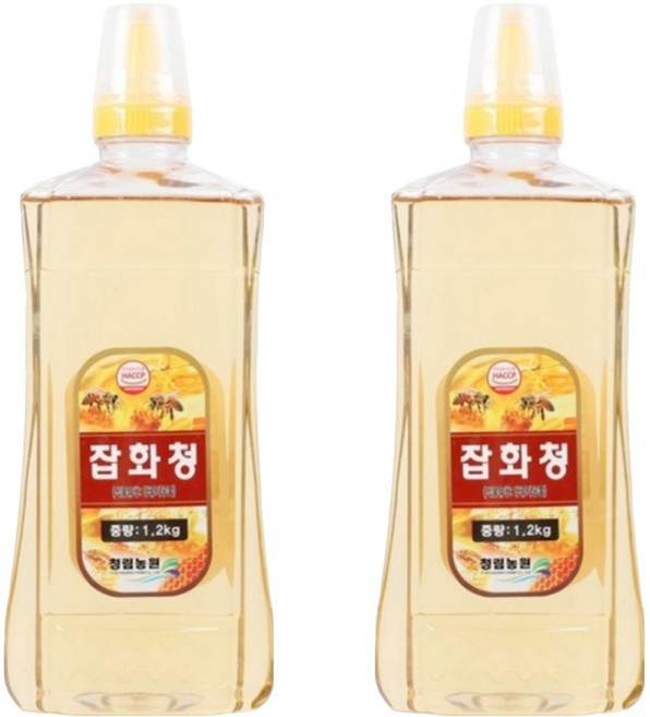 청림식품 소울백서 잡화청 사양벌꿀 요리 카페 가정용, 1.2kg, 2개